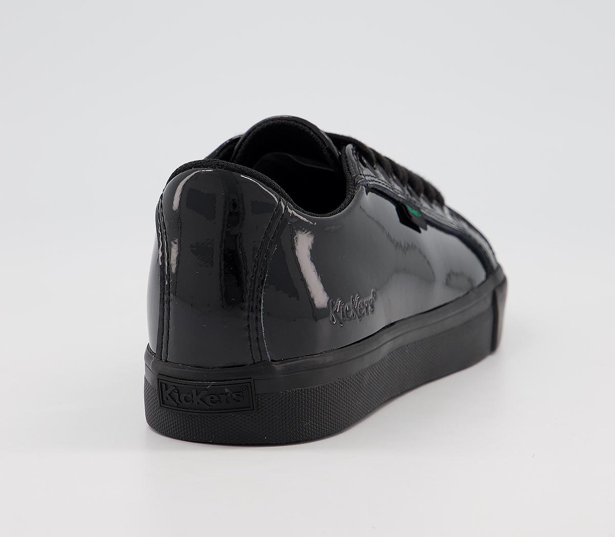Kickers Tovni Lacer Jnr Trainers Kickers Tovni Lacer Jnr Trainers Black Patent Leather