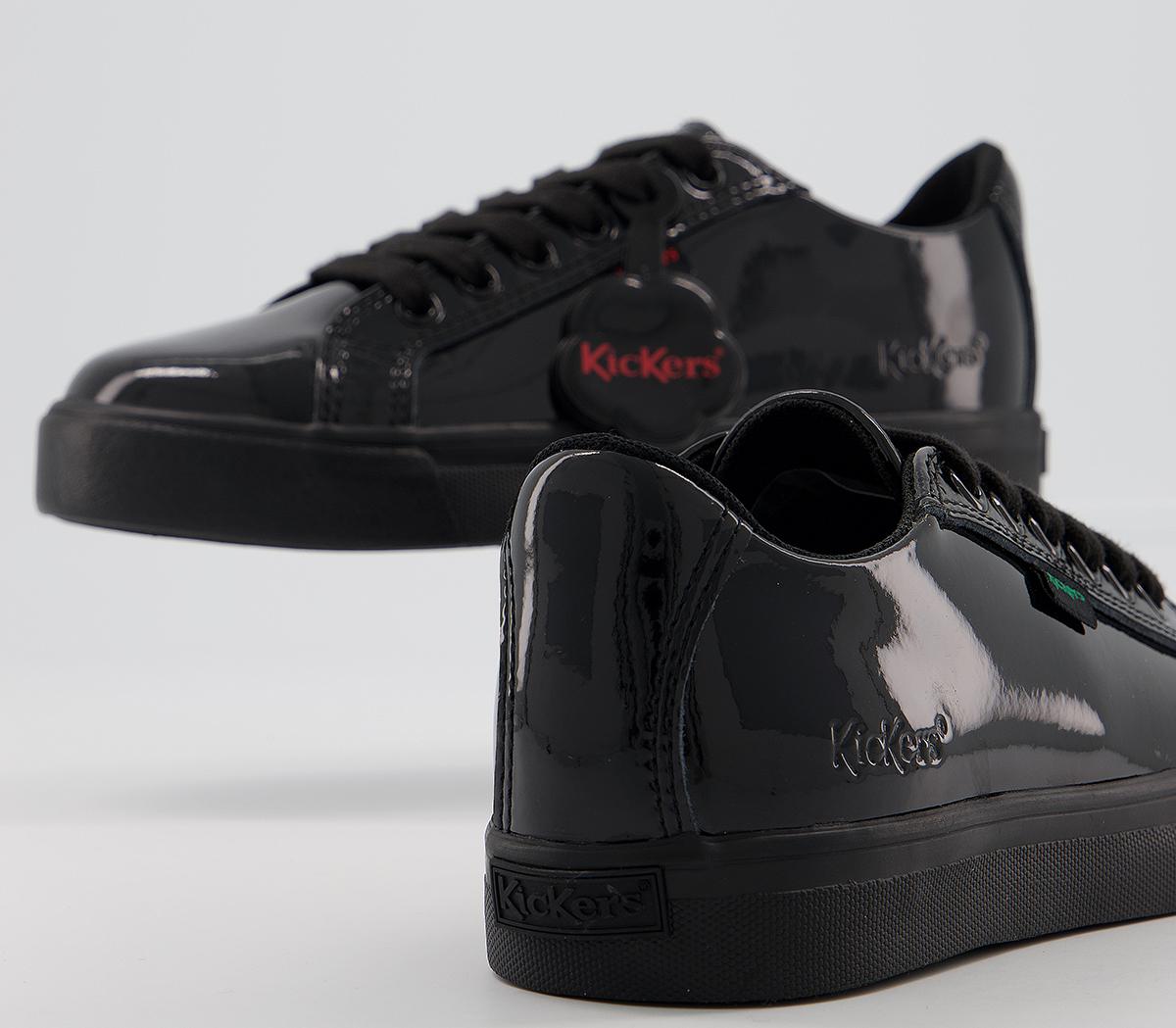 Kickers Tovni Lacer Jnr Trainers Kickers Tovni Lacer Jnr Trainers Black Patent Leather