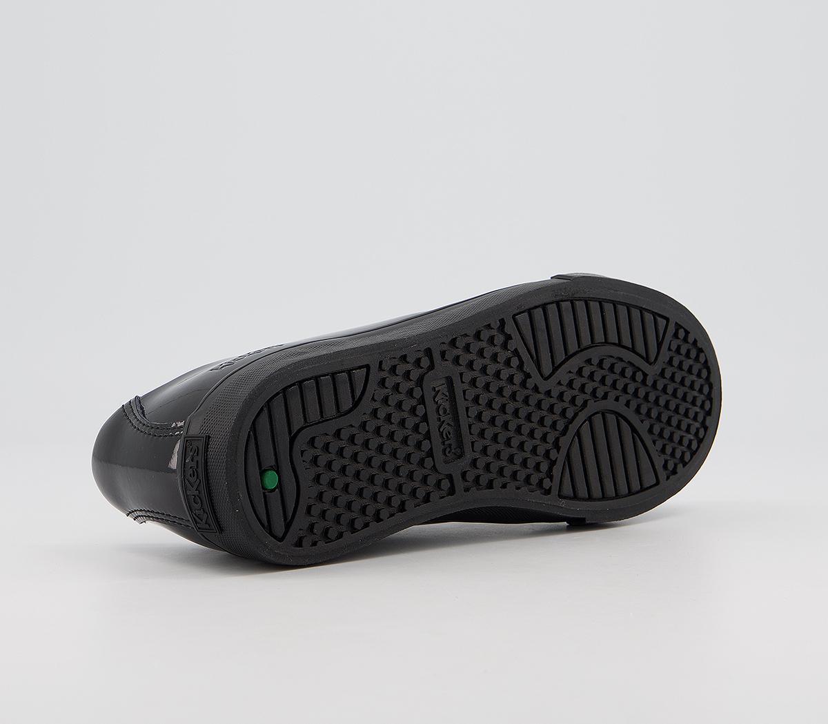 Kickers Tovni Lacer Jnr Trainers Kickers Tovni Lacer Jnr Trainers Black Patent Leather