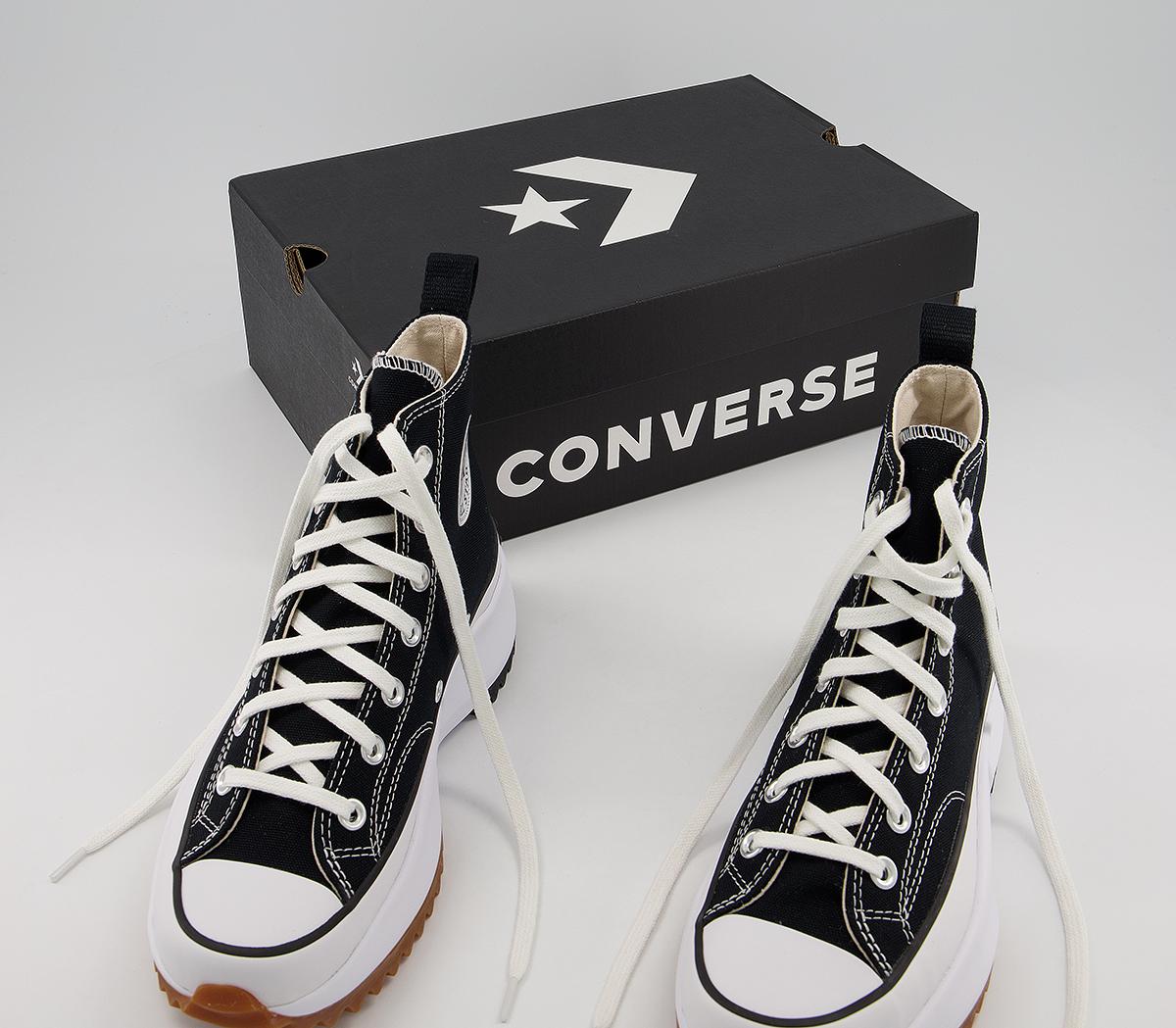 Converse Run Star Hike Platform Trainers Converse Run Star Hike Platform Trainers Black White
