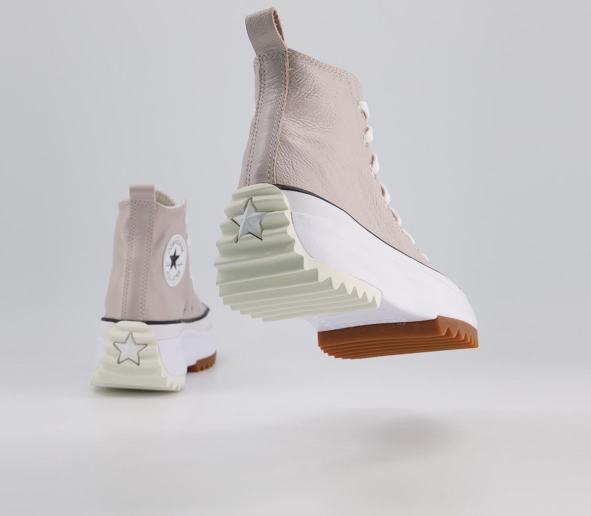 Smoke Pink Metallic Classics Run Star Hike High Top Converse Run