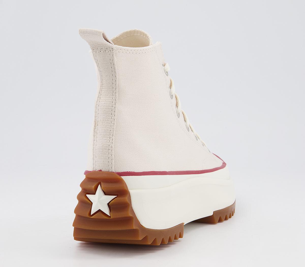 Converse Run Star Hike Platform Trainers Converse Run Star Hike Platform Trainers Parchment Egret Gum Honey