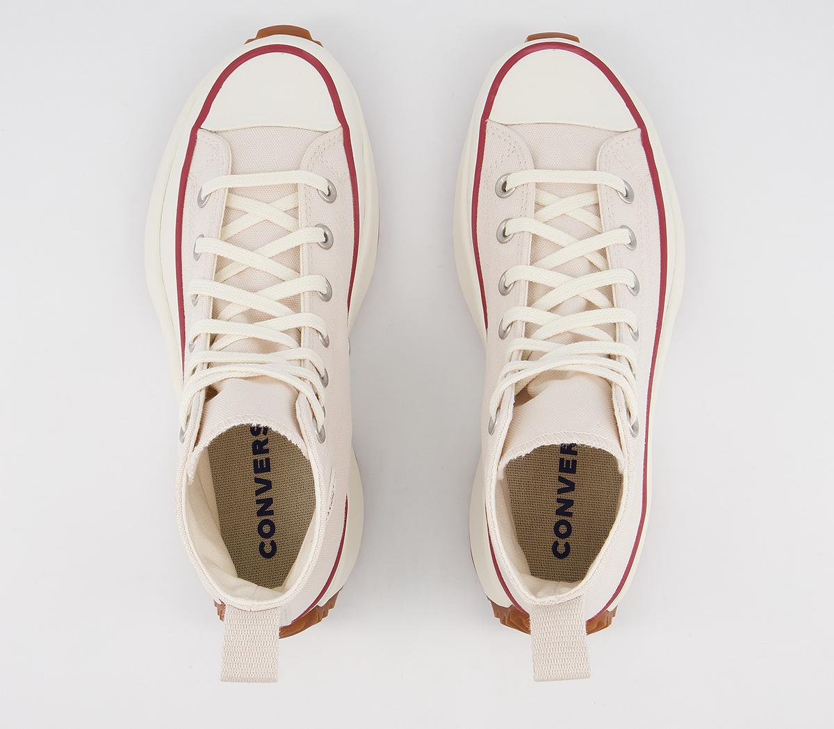 Converse Run Star Hike Platform Trainers Converse Run Star Hike Platform Trainers Parchment Egret Gum Honey