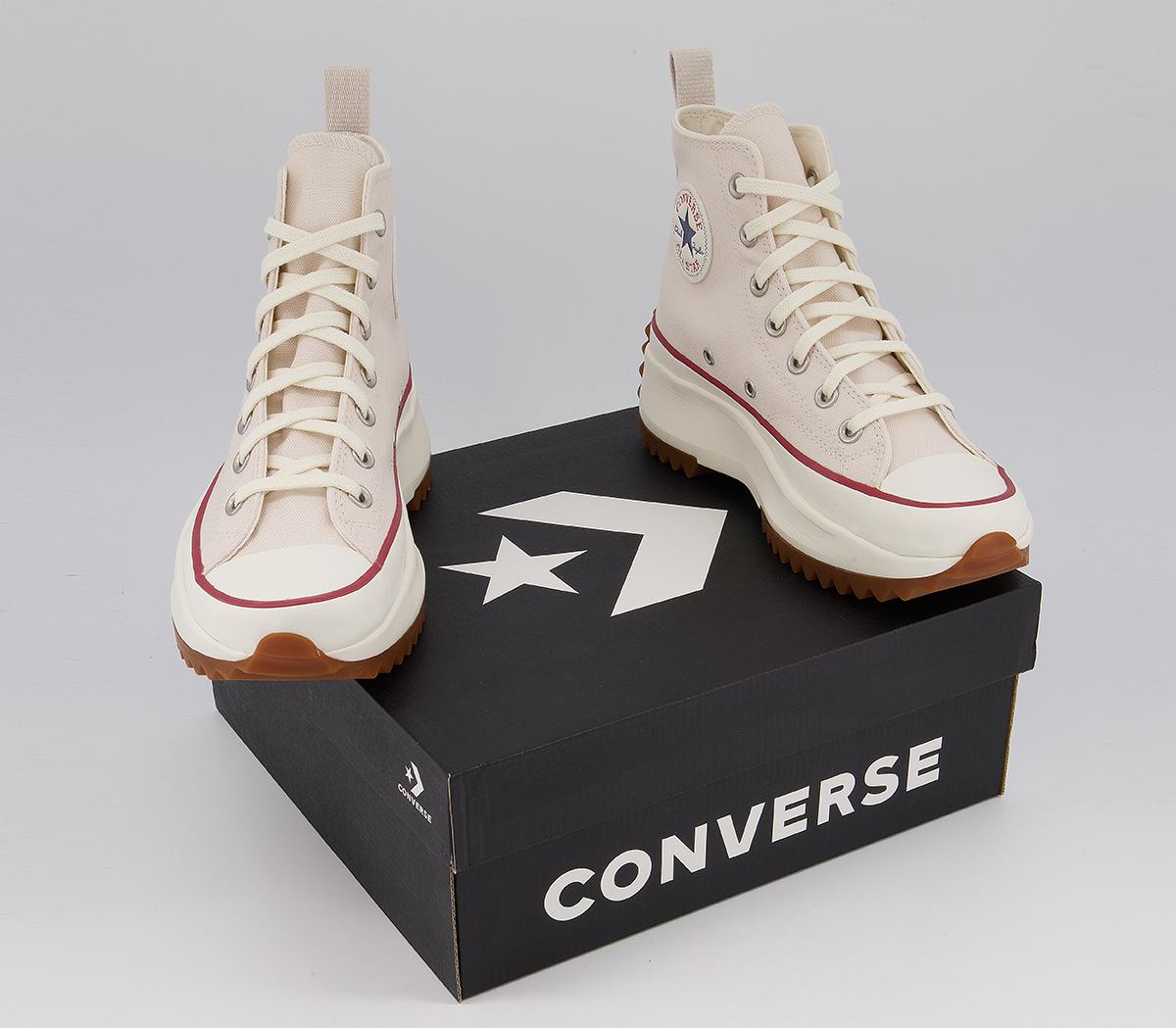 Converse Run Star Hike Platform Trainers Converse Run Star Hike Platform Trainers Parchment Egret Gum Honey