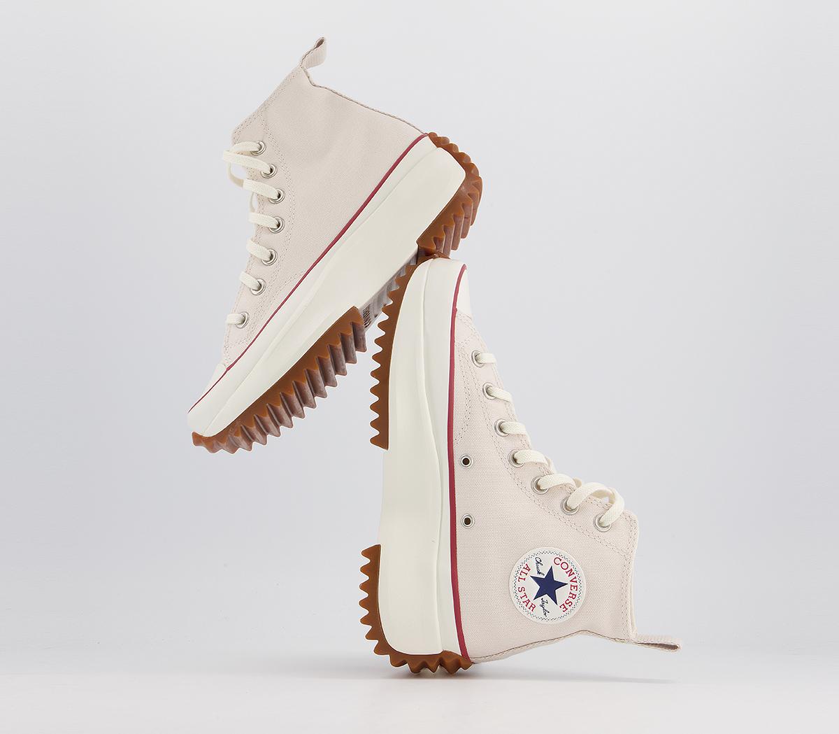 Converse Run Star Hike Platform Trainers Converse Run Star Hike Platform Trainers Parchment Egret Gum Honey