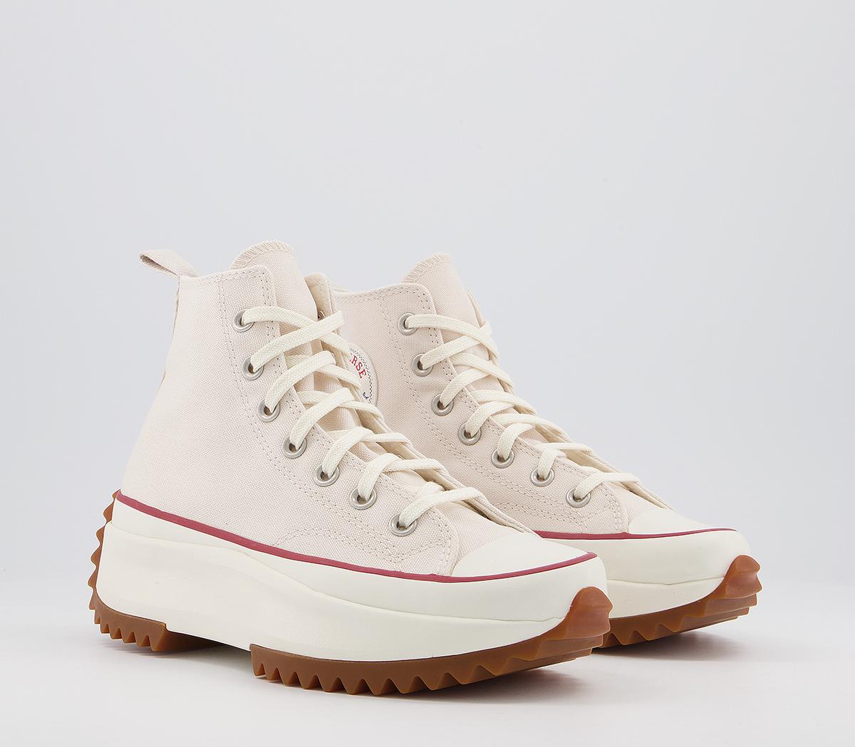 Converse Run Star Hike Platform Trainers Converse Run Star Hike Platform Trainers Parchment Egret Gum Honey