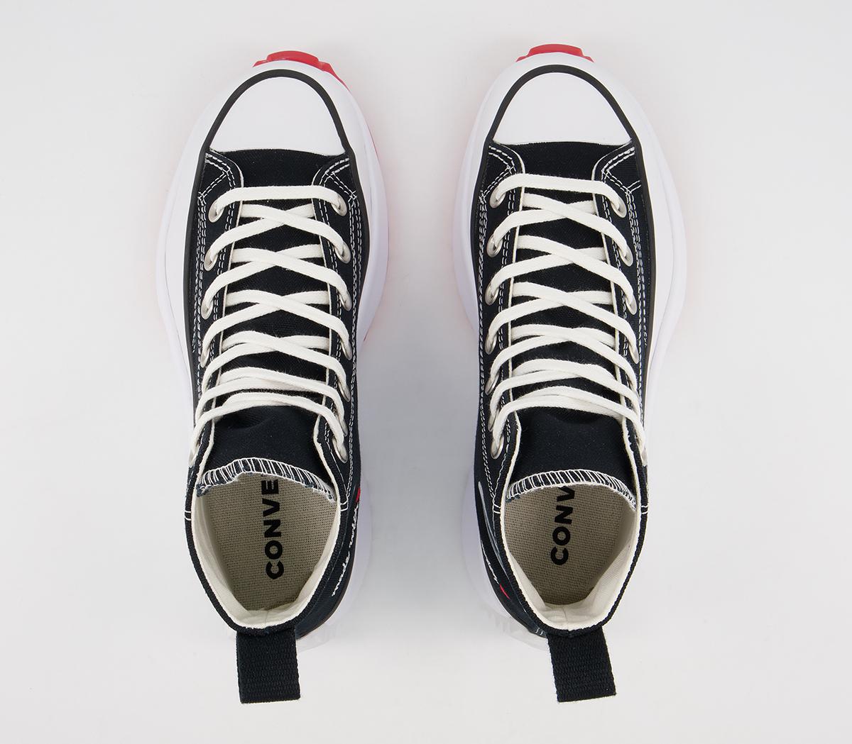 ConverseRunstar Hike TrainersBlack White University Red  Love
