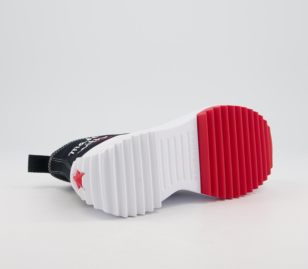 ConverseRunstar Hike TrainersBlack White University Red  Love