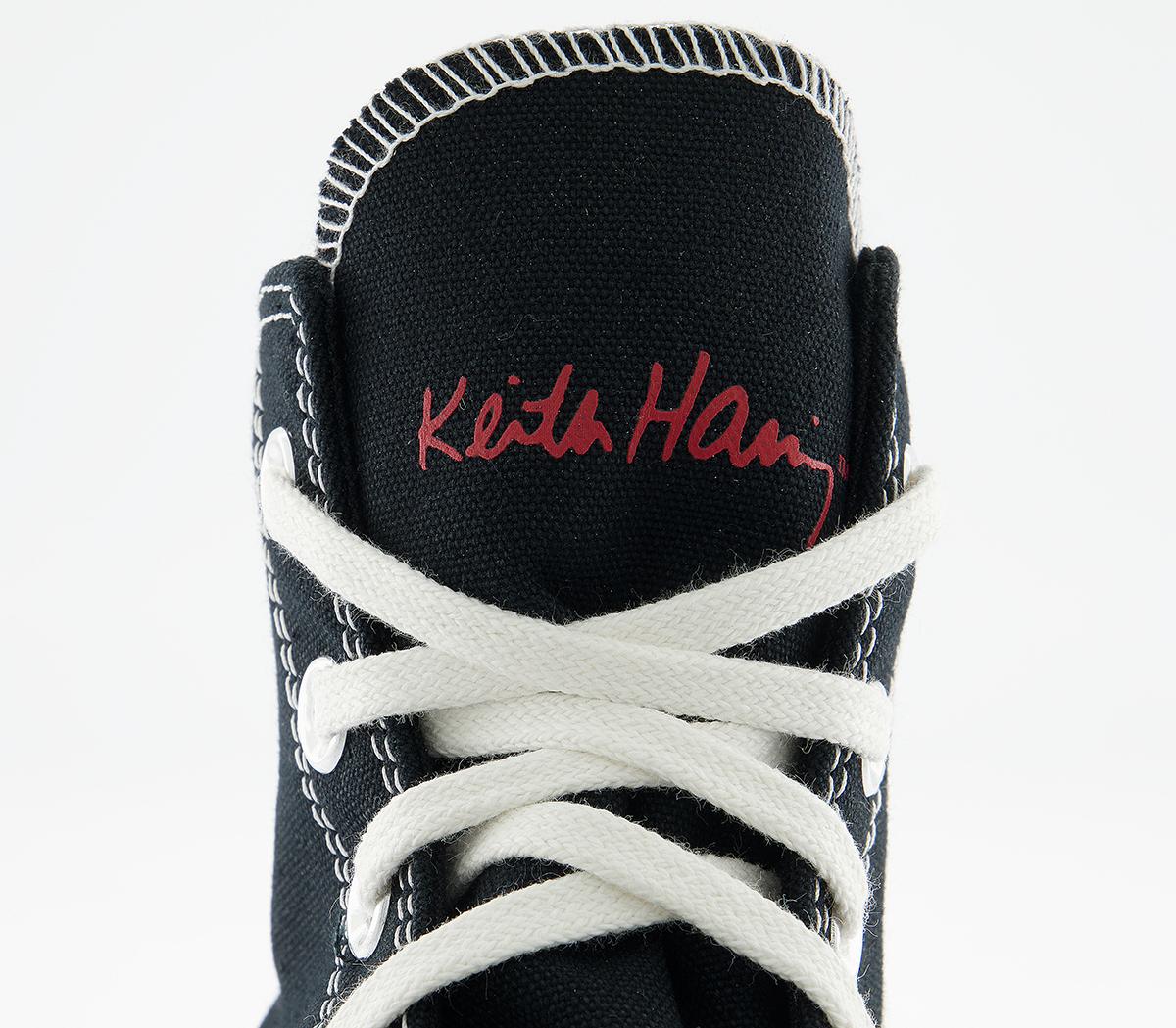 Converse Runstar Hike Trainers Converse Runstar Hike Trainers Keith Haring Black White Red