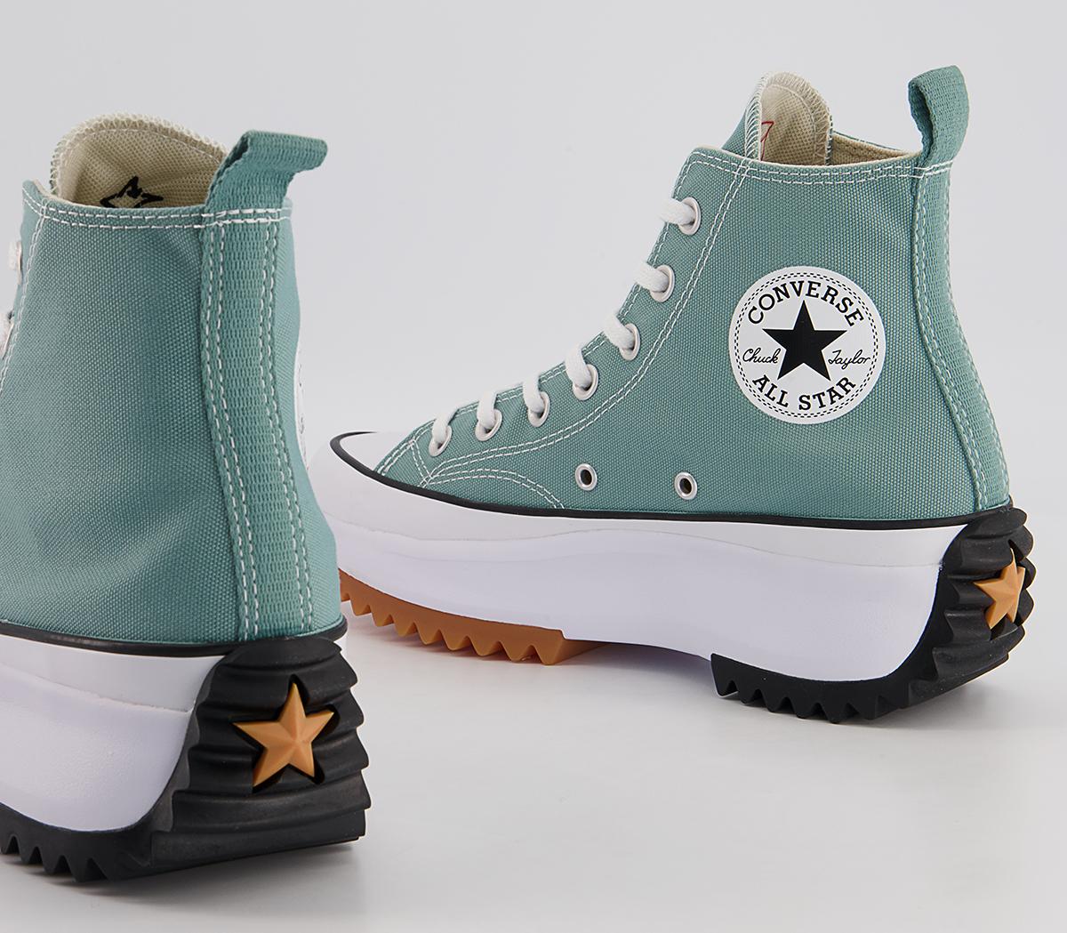 Converse Run Star Hike Platform Trainers Converse Run Star Hike Platform Trainers Jade Unity Black White