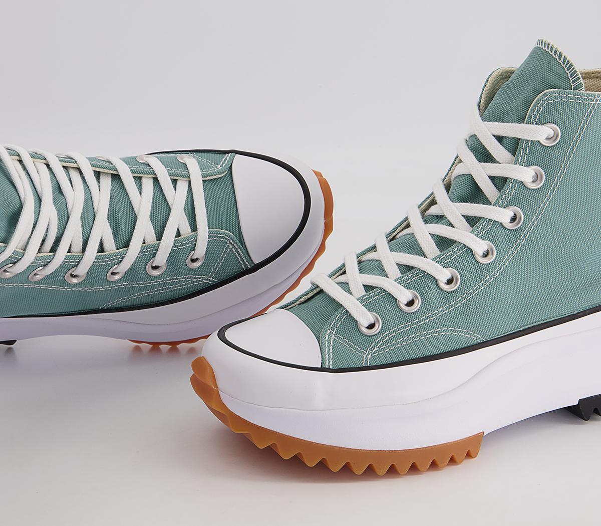 Converse Run Star Hike Platform Trainers Converse Run Star Hike Platform Trainers Jade Unity Black White