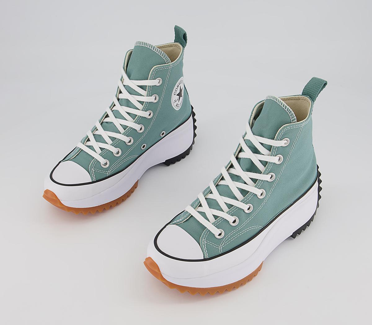Converse Run Star Hike Platform Trainers Converse Run Star Hike Platform Trainers Jade Unity Black White