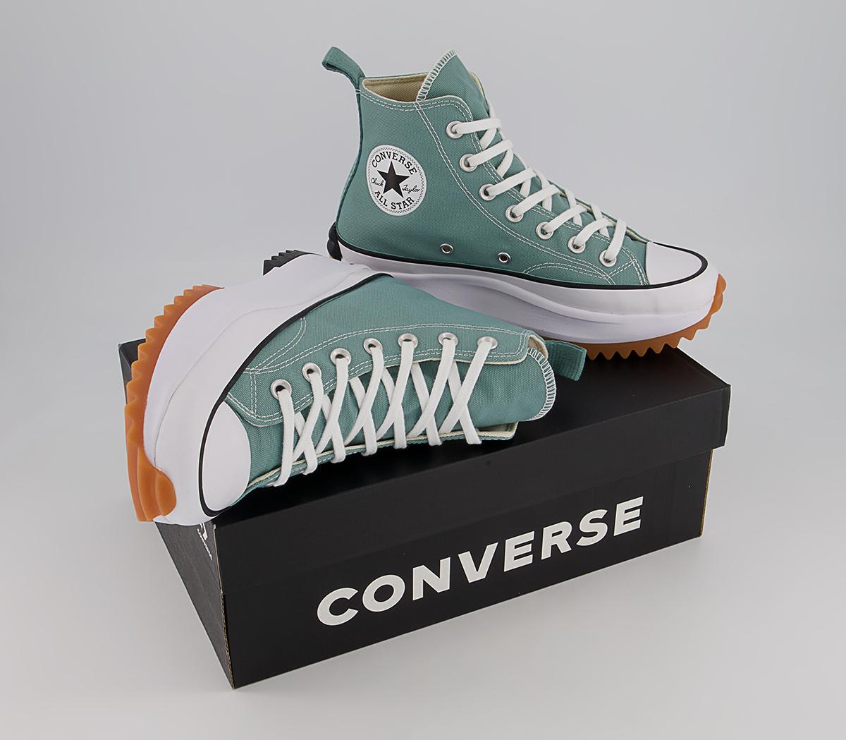 Converse Run Star Hike Platform Trainers Converse Run Star Hike Platform Trainers Jade Unity Black White