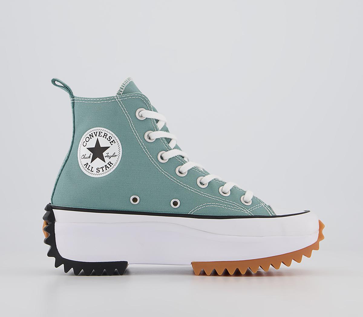 Converse Run Star Hike Platform Trainers Converse Run Star Hike Platform Trainers Jade Unity Black White