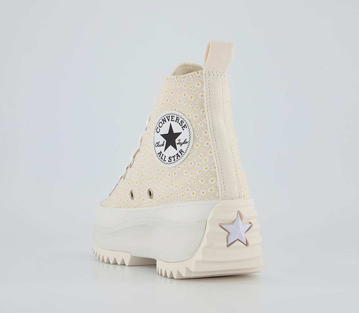Converse Run Star Hike Trainers Converse Run Star Hike Trainers Egret Ivory Amarillo