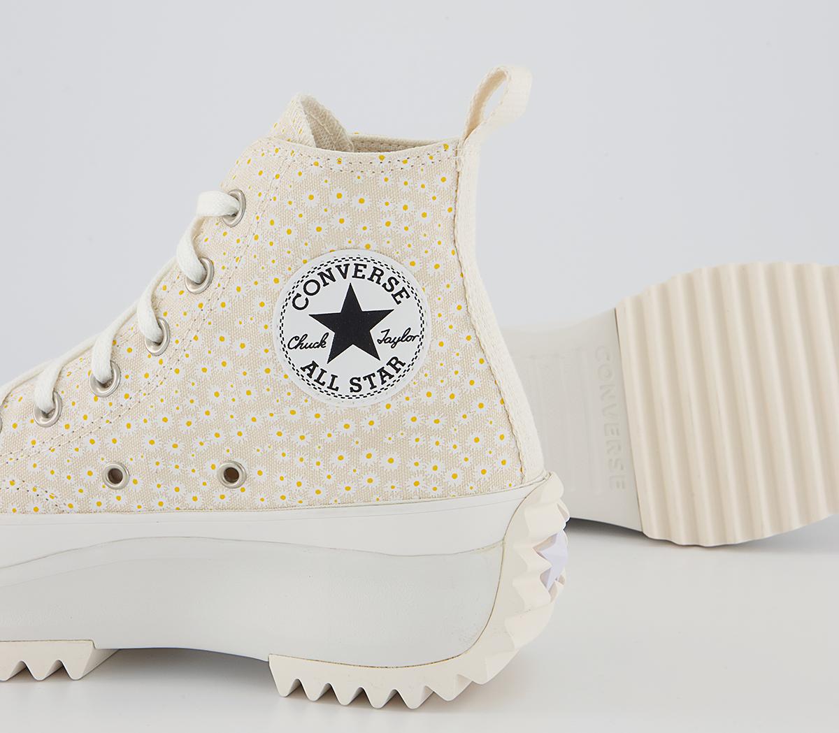 Converse Run Star Hike Trainers Converse Run Star Hike Trainers Egret Ivory Amarillo