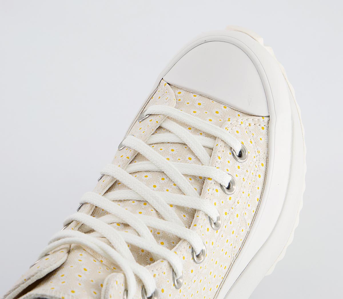 Converse Run Star Hike Trainers Converse Run Star Hike Trainers Egret Ivory Amarillo