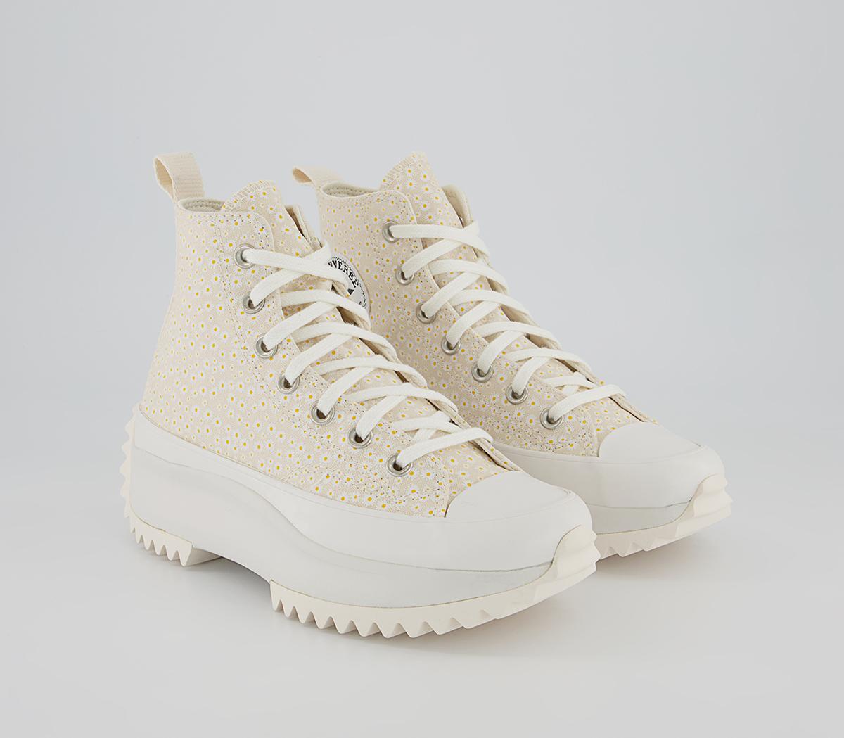 Converse Run Star Hike Trainers Converse Run Star Hike Trainers Egret Ivory Amarillo