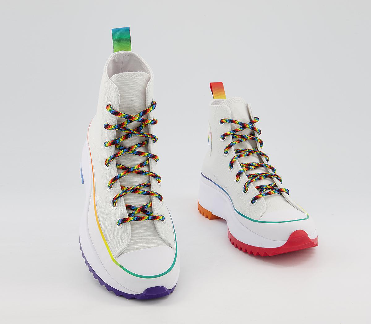 Converse Runstar Hike Trainers Converse Runstar Hike Trainers Pride White Multi White