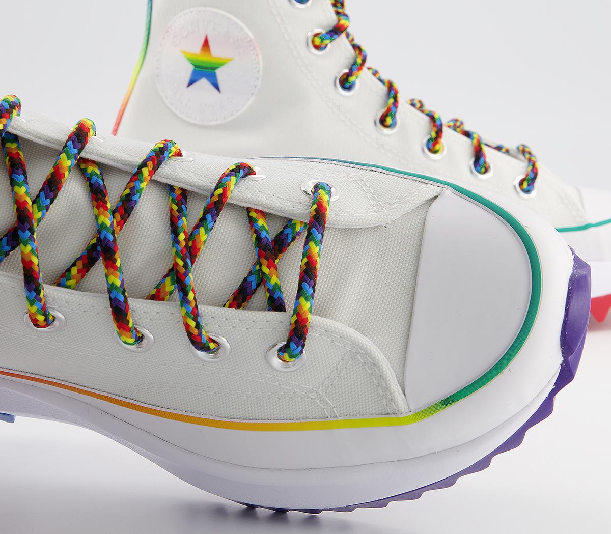 Converse Runstar Hike Trainers Converse Runstar Hike Trainers Pride White Multi White