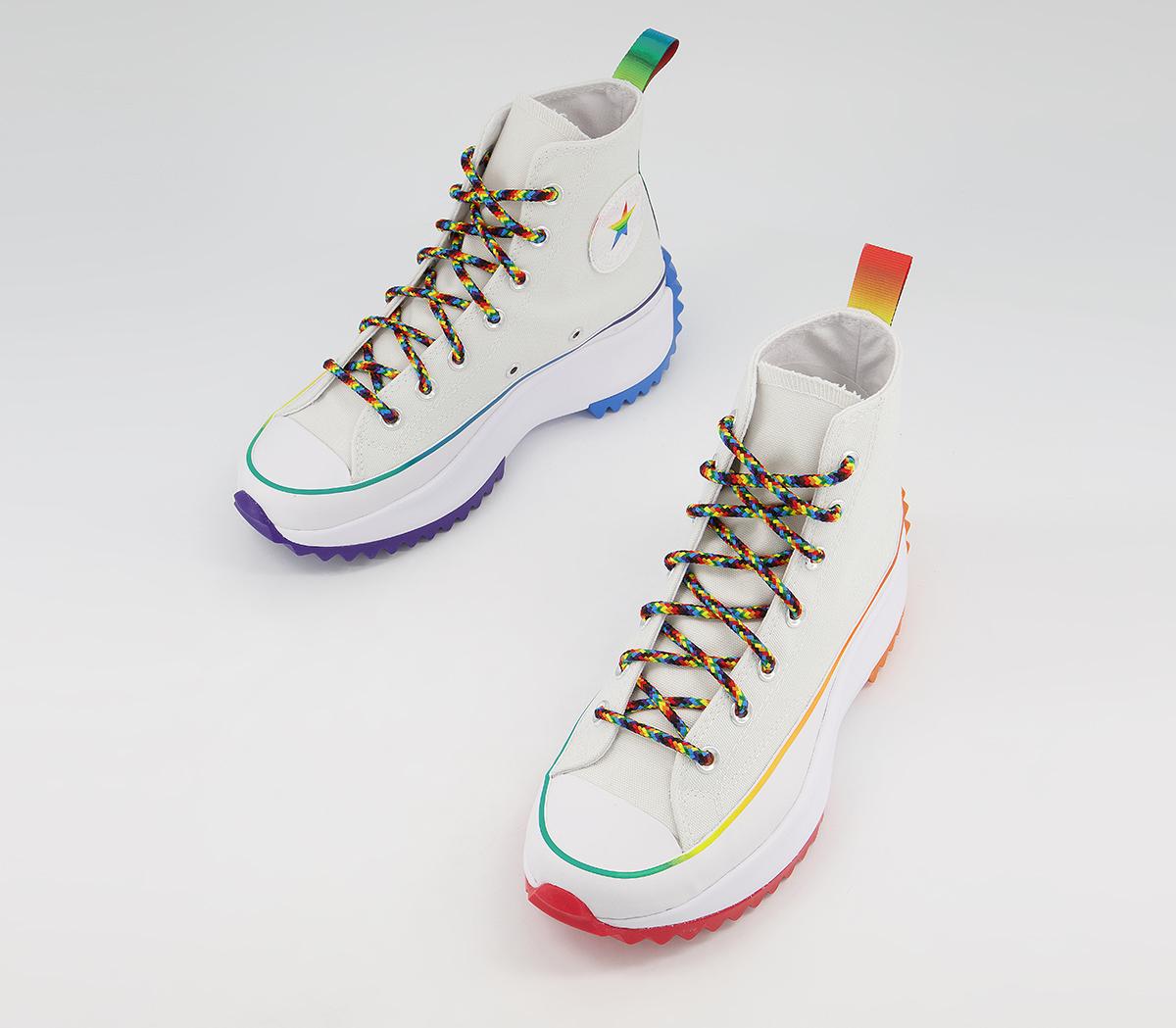 Converse Runstar Hike Trainers Converse Runstar Hike Trainers Pride White Multi White