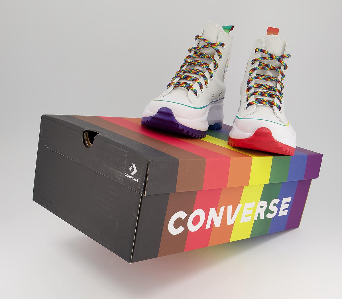 Converse Runstar Hike Trainers Converse Runstar Hike Trainers Pride White Multi White