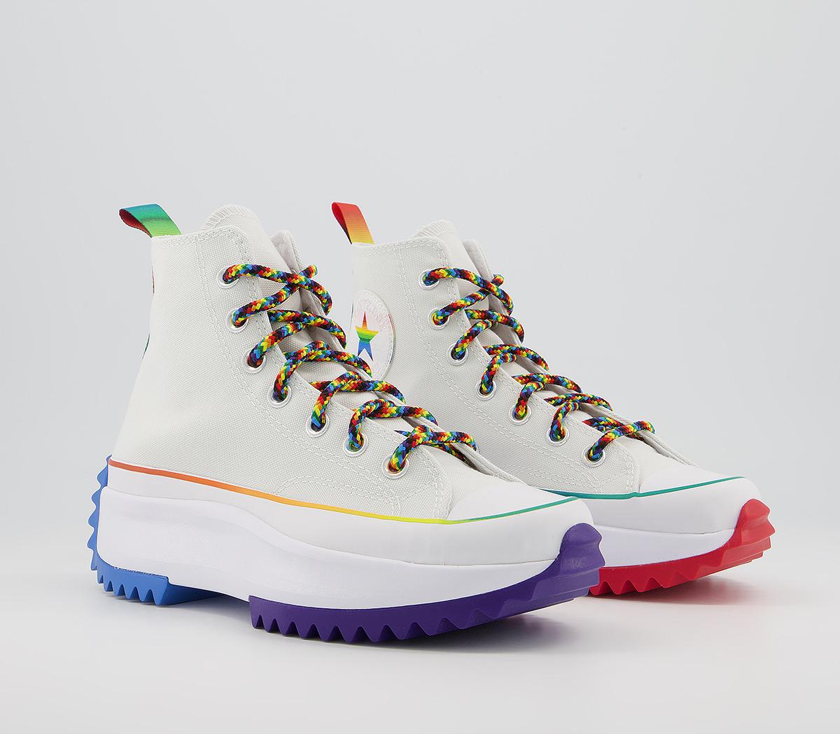 Converse Runstar Hike Trainers Converse Runstar Hike Trainers Pride White Multi White