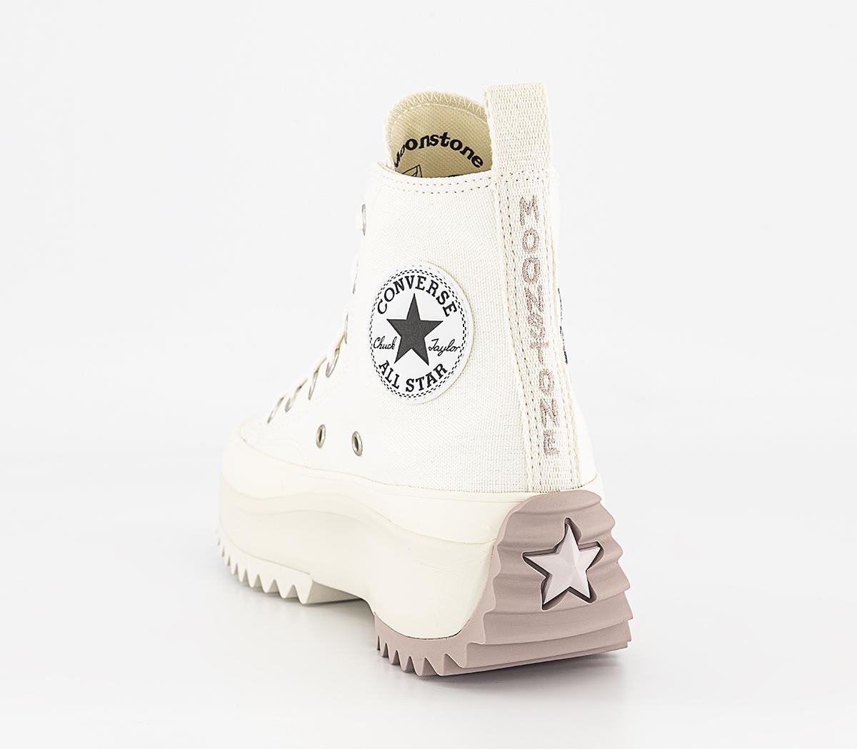 ConverseRun Star Hike Platform TrainersVintage White Stone Mauve
