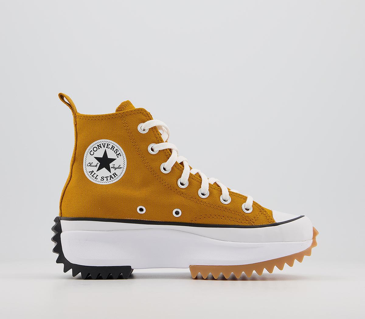 yellow hike converse