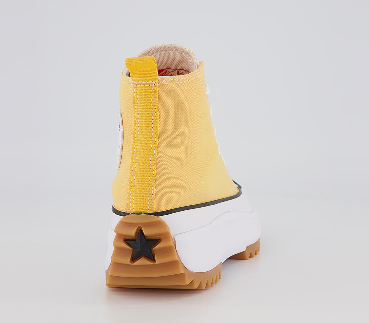 Converse Run Star Hike Platform Trainers Converse Run Star Hike Platform Trainers Citron Zest Black White