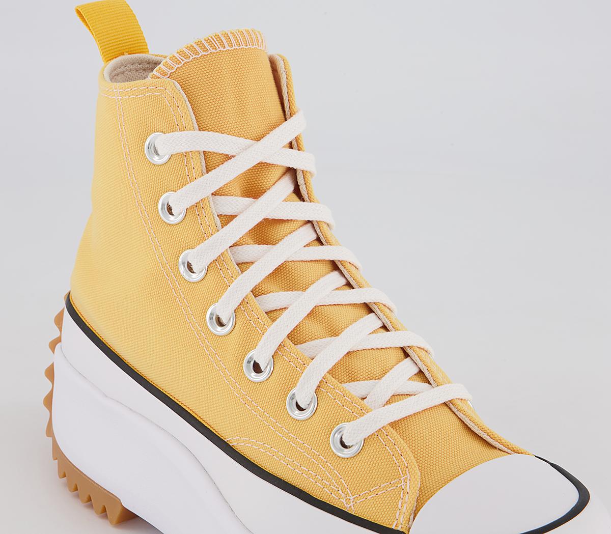 Converse Run Star Hike Platform Trainers Converse Run Star Hike Platform Trainers Citron Zest Black White