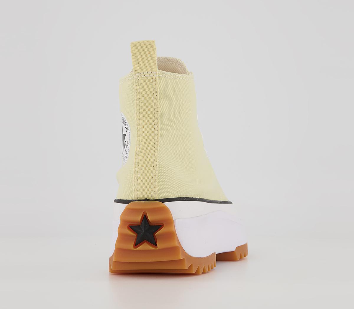 Converse Run Star Hike Trainers Converse Run Star Hike Trainers Lemon Drop Black White