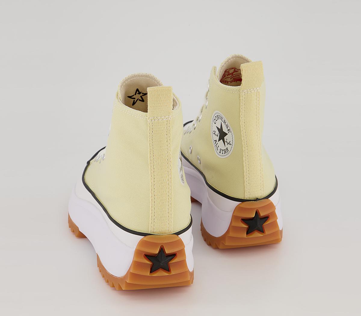 Converse Run Star Hike Trainers Converse Run Star Hike Trainers Lemon Drop Black White
