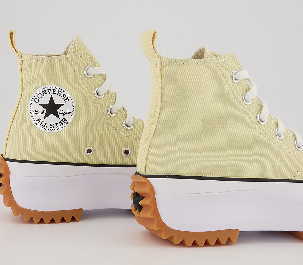 Converse Run Star Hike Trainers Converse Run Star Hike Trainers Lemon Drop Black White