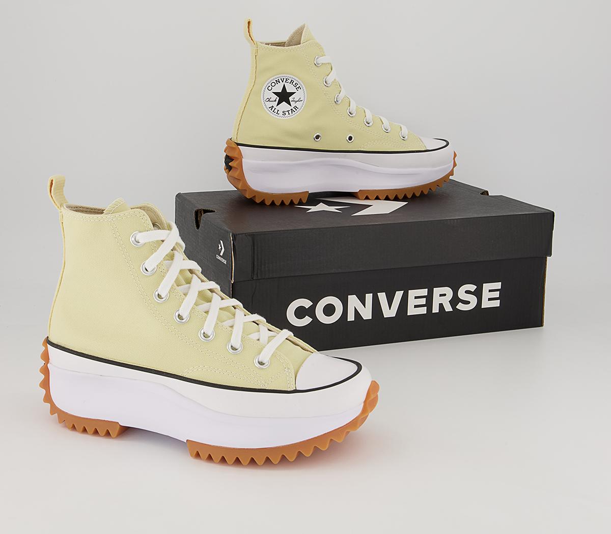 Converse Run Star Hike Trainers Converse Run Star Hike Trainers Lemon Drop Black White