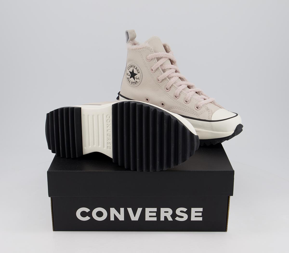 Converse Runstar Hike Leather Orewood Brown Silt Red Egret