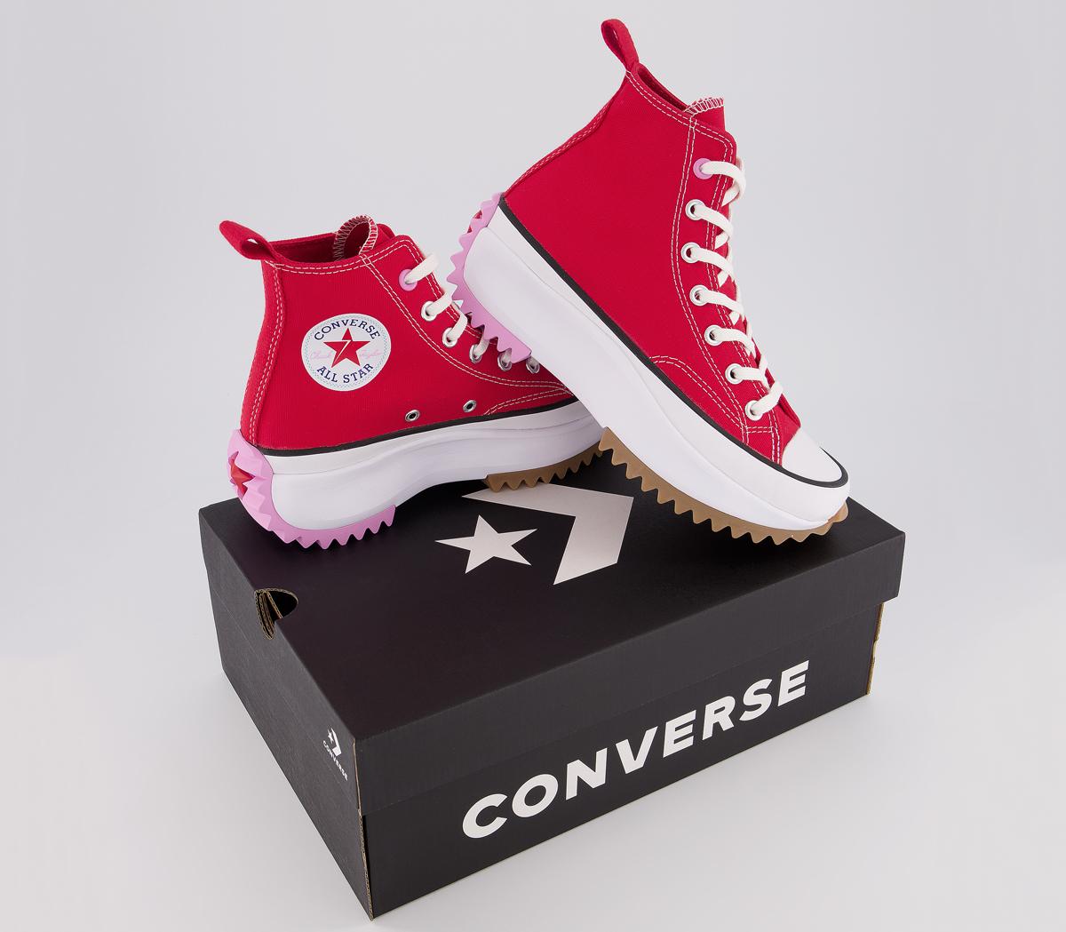 ConverseRun Star Hike TrainersUniversity Red Peony Pink