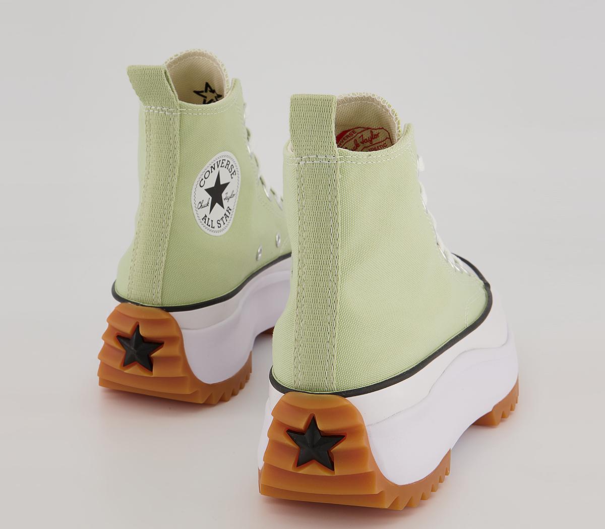 Converse Run Star Hike Platform Trainers Converse Run Star Hike Platform Trainers Olive Aura Black White