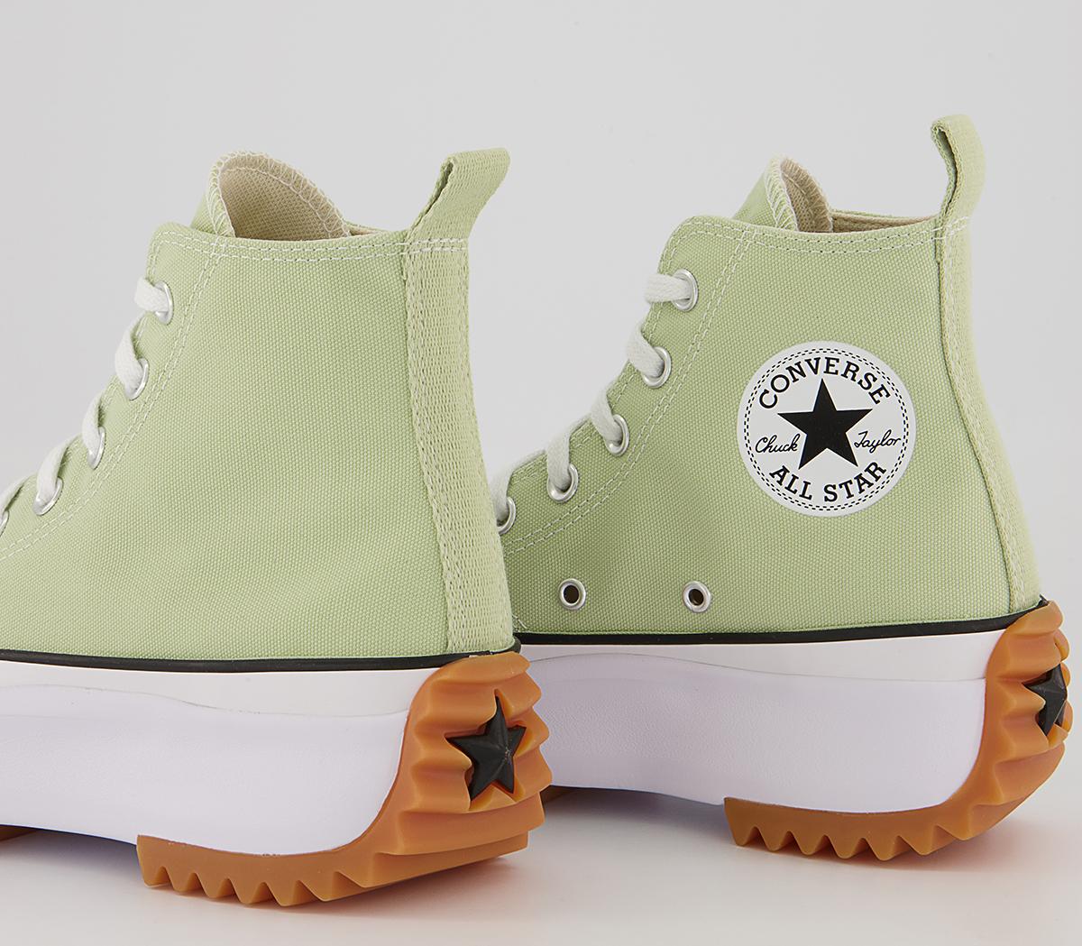 Converse Run Star Hike Platform Trainers Converse Run Star Hike Platform Trainers Olive Aura Black White