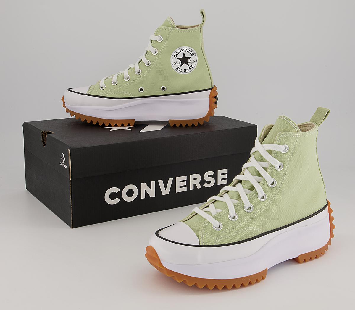 Converse Run Star Hike Platform Trainers Converse Run Star Hike Platform Trainers Olive Aura Black White