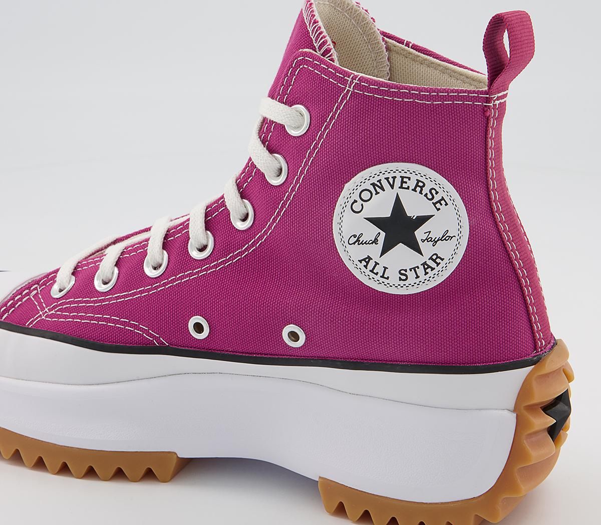 Converse Run Star Hike Platform Trainers Converse Run Star Hike Platform Trainers Midnight Hibiscus Black White