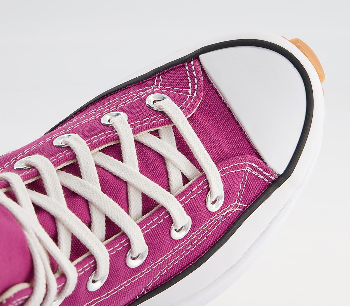 Converse Run Star Hike Platform Trainers Converse Run Star Hike Platform Trainers Midnight Hibiscus Black White