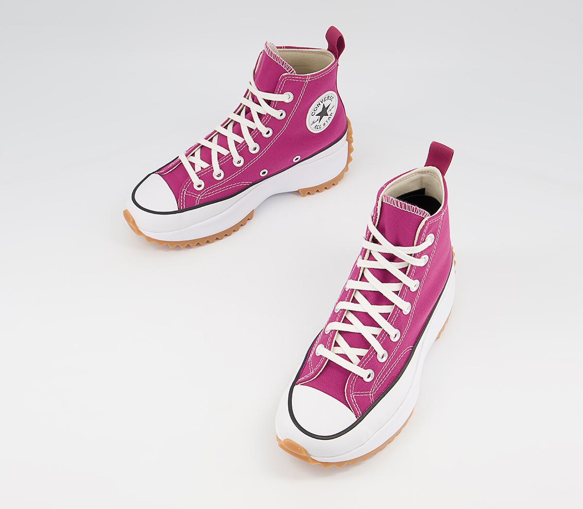 Converse Run Star Hike Platform Trainers Converse Run Star Hike Platform Trainers Midnight Hibiscus Black White
