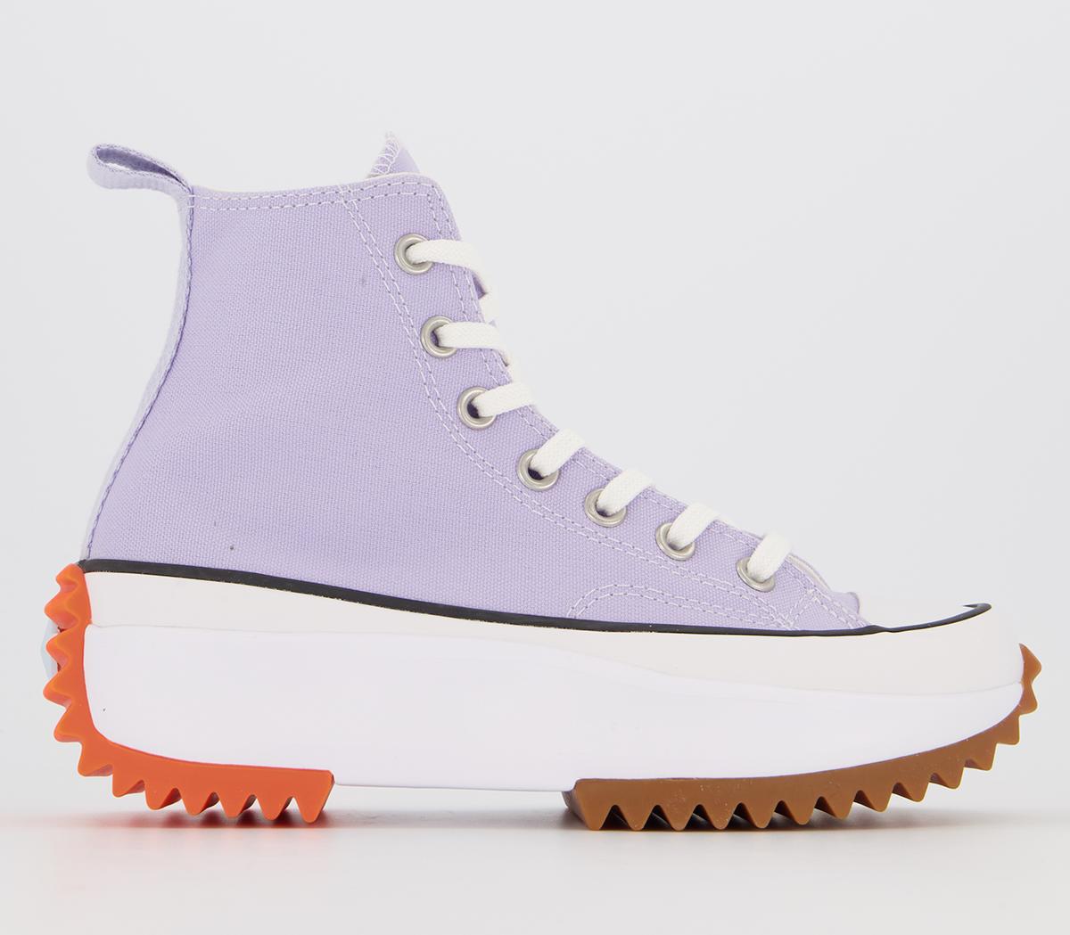Converse Runstar Hike Trainers Moonstone Violet White Total Orange - Main Image