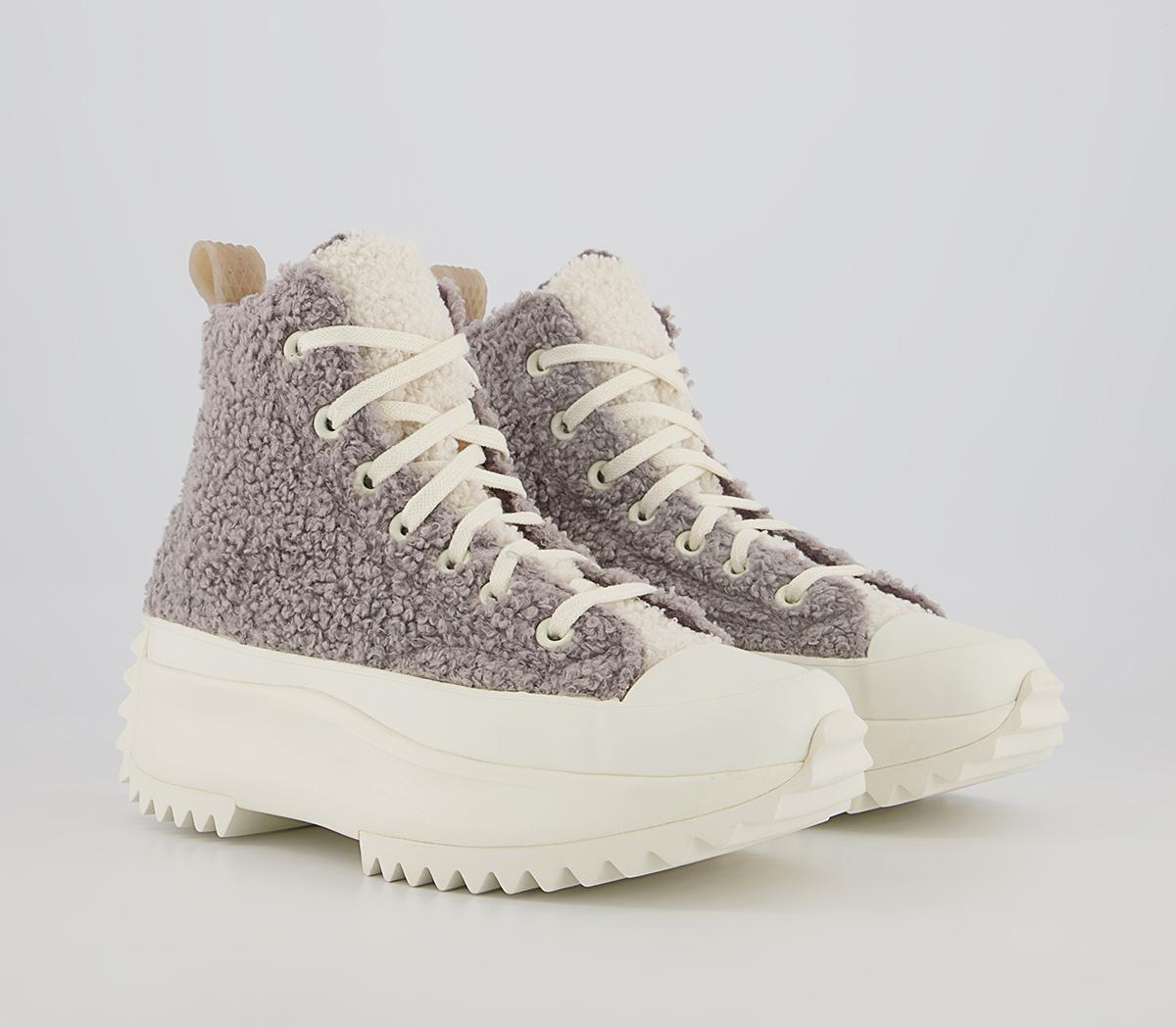 Converse Run Star Hike Platform Trainers Converse Run Star Hike Platform Trainers Sherpa Vapor Mauve Egret Violet Ore