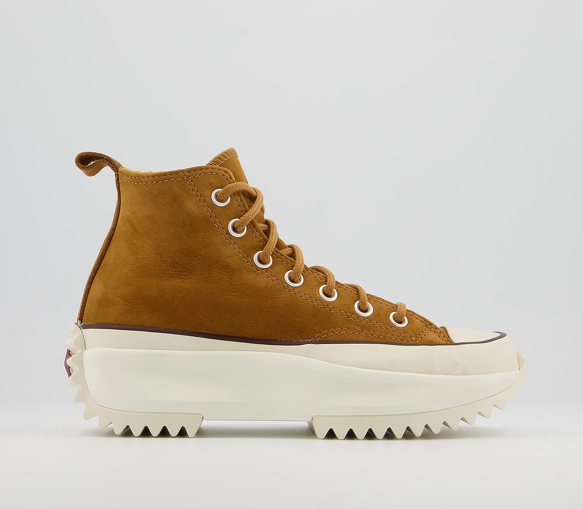 Converse Run Star Hike Platform Trainers Converse Run Star Hike Platform Trainers Wheat Shadowberry