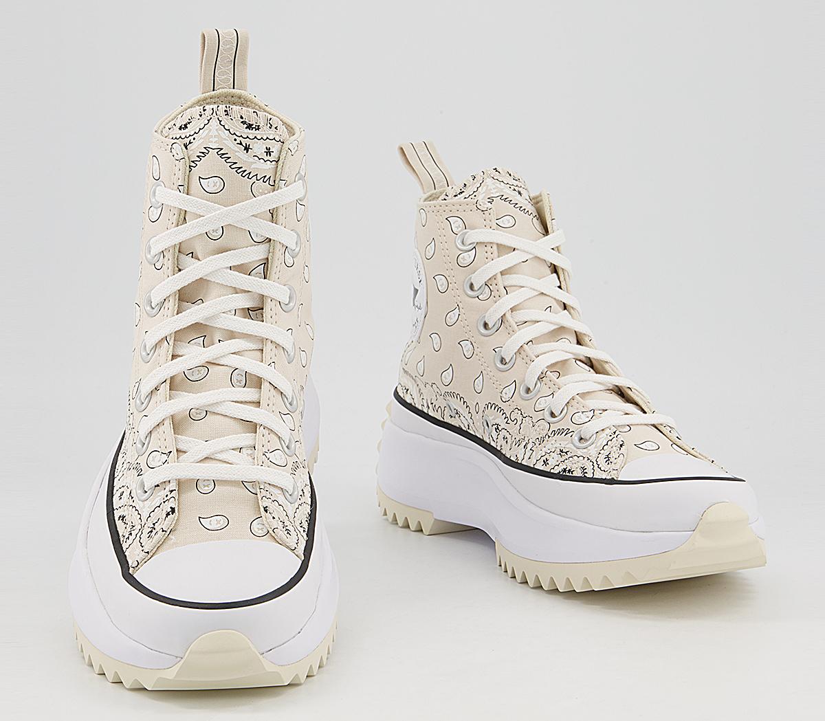 Converse Runstar Hike Trainers Converse Runstar Hike Trainers Natural Ivory White Black Paisley