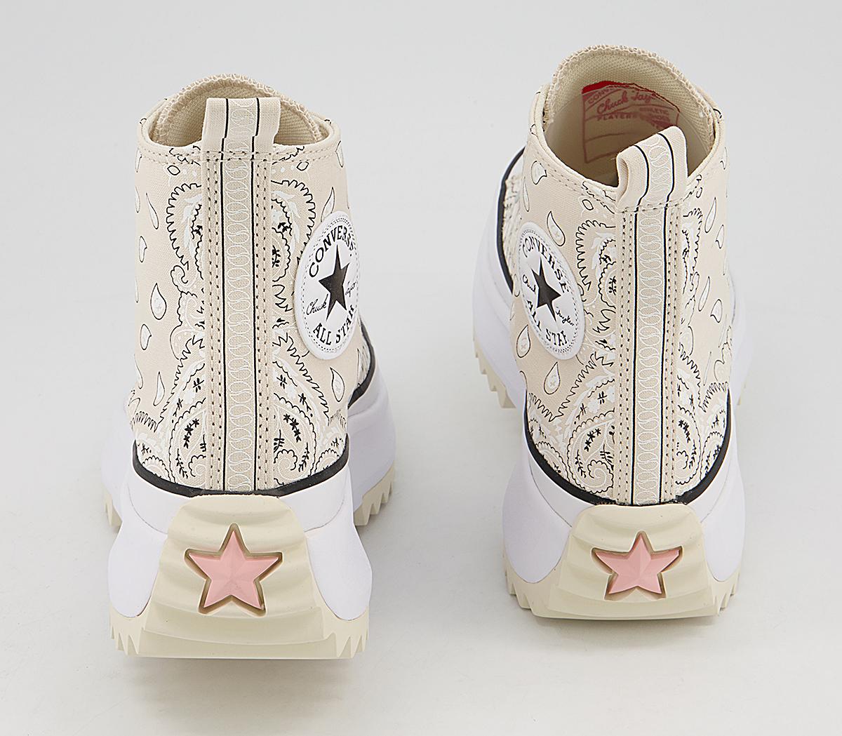 Converse Runstar Hike Trainers Converse Runstar Hike Trainers Natural Ivory White Black Paisley