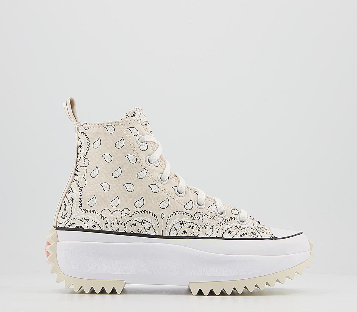 Converse Runstar Hike Trainers Converse Runstar Hike Trainers Natural Ivory White Black Paisley