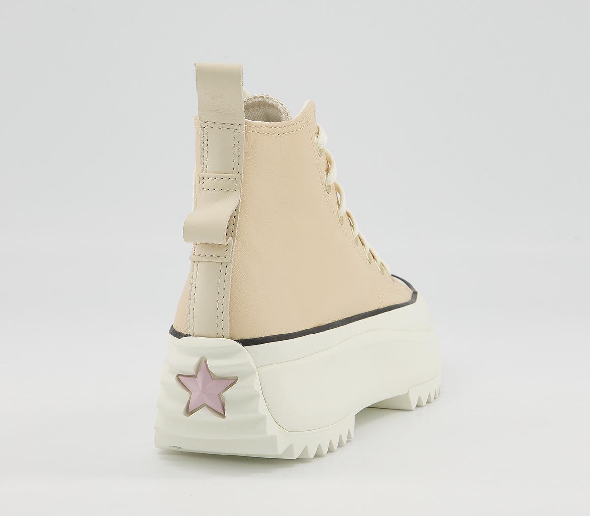 Converse Run Star Hike Platform Trainers Converse Run Star Hike Platform Trainers Cream Mono